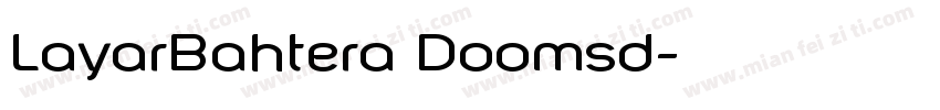 LayarBahtera Doomsd字体转换
